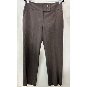 Apt 9 Dress Pants Womens Size 10 Regular Gray‎ Maxwell Fit Straight Leg